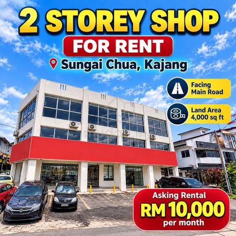 2 Story Shop Facing Main Road, Sungai Chua, MAhkota, Sungai Long 1