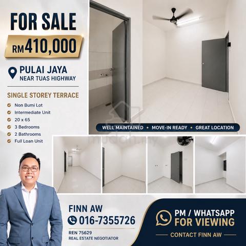 Full Loan Cash Out Near Tuas Highway Single Storey For Sales 1