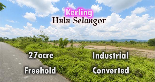 Kerling Hulu Selangor Freehold Converted 27acre Industrial Land 1