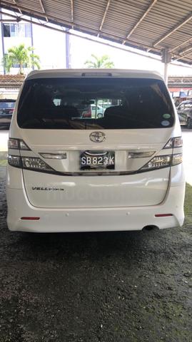 2013 Toyota VELLFIRE 2.4 Z G-EDITION FACELIFT (A) - 2