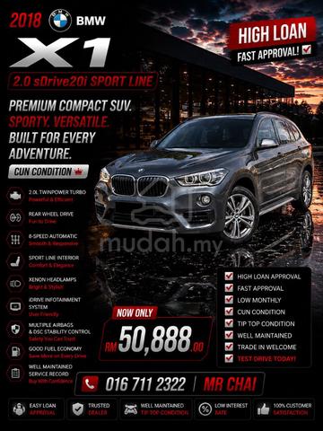 2018 Bmw X1 2.0 sDrive20i (CKD) SUV (A) FULL LOAN - 1