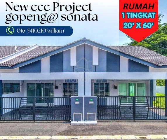 New Gopeng  CCC 1 Storey house 👍Price ,👍 promotion/4 min toll gopeng 1