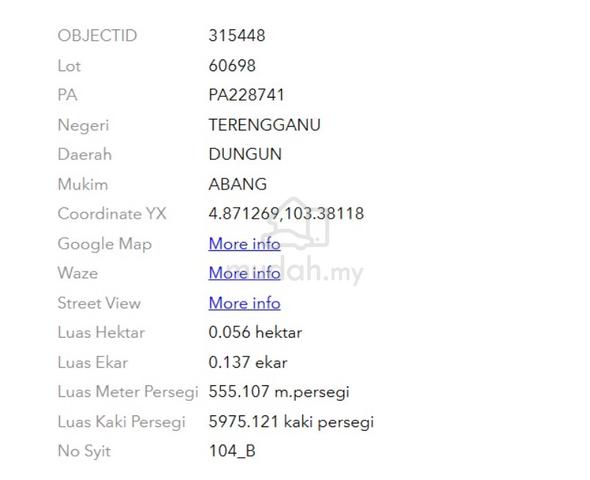 Lot Banglow  Untuk Dijual 4