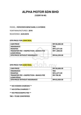 2016 Mercedes Benz S400 L HYBRID 3.5 HARGA LELONG - 4