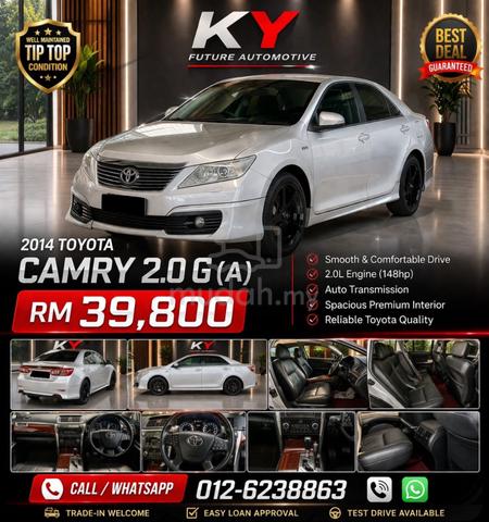 2014 Toyota CAMRY 2.0 G (A) - 2