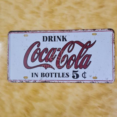 EEQ-C3 Drink Coke metal signage iklan Coca Cola - Hobby & Collectibles ...