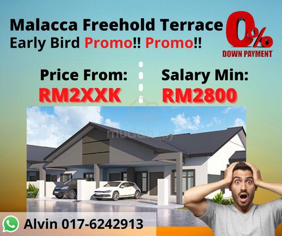 [FULL LOAN] Single Storey Terrace Cornerlot Simpang Ampat Alor Gajah 1