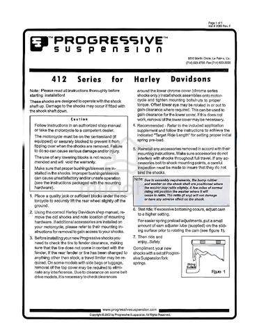 [99% NEW] Genuine Progressive 412 Shocks (11.5" Bl - photo 3 of 4