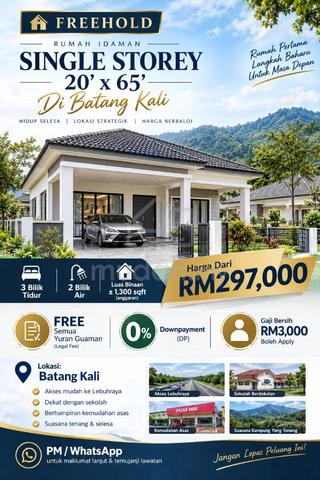Freehold Single Storey Paling Murah Di Batang Kali RM2xxk 1