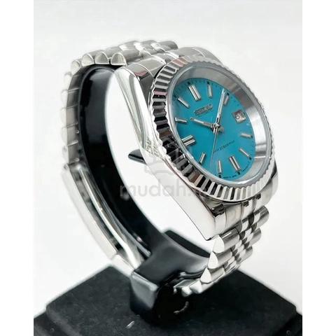 Custom S. Mod Blue DateJust 36mm Automatic Watch - photo 5 of 6