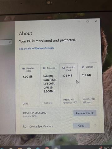 Dell Latitude 3450 Laptop i3 4GB RAM 128GB SSD - photo 4 of 5
