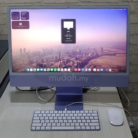 Apple iMac 24-inch M1(2021) Purple– 8GB RAM / 512G - Computers