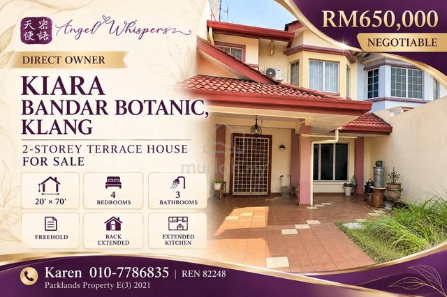 2-Storey Terrace House For Sale @Botanic Kiara Klang 1