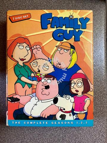 DVD Family Guy The Complete Seasons 1,2,3 - Music/Movies/Books/Magazines  for sale in Taman Melawati, Kuala Lumpur