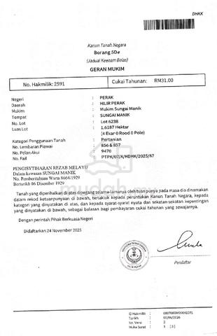 TANAH LOT 1EKAR untuk dijual 1