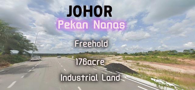 Johor Pekan Nanas 176.82acre Freehold Light & Medium Industrial Land 1