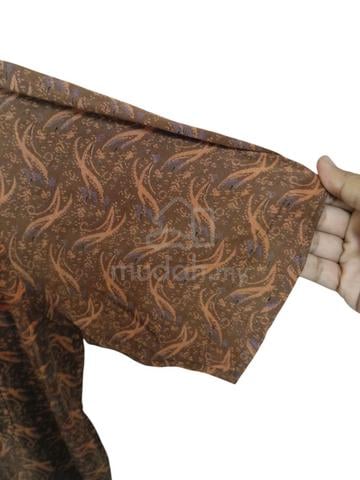 133.Vintage Balenciaga Brown Patterned Short Sleev - photo 4 of 6