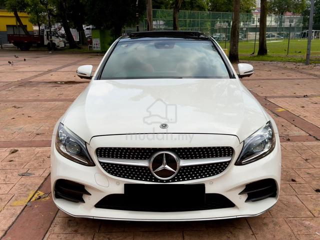 RED INTERIOR✅2020 Mercedes Benz C300 2.0 AMG W205 - 3