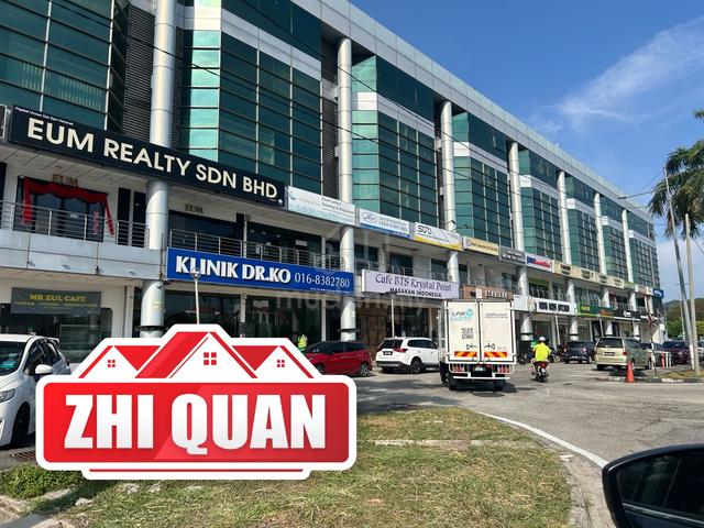 KRYSTAL POINT 750sf Office lot facing mainroad CHEAPEST unit Bayan 1