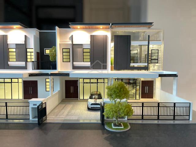Rumah Teres Dua Tingkat di Kulim 5