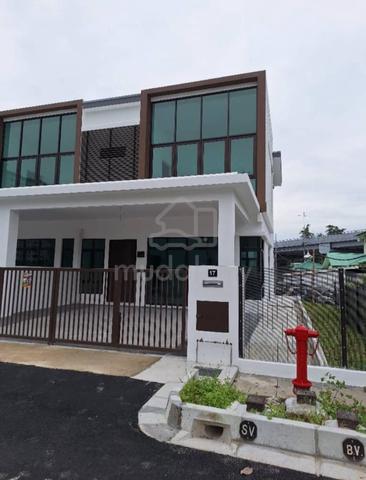 Corner double storey new house 1