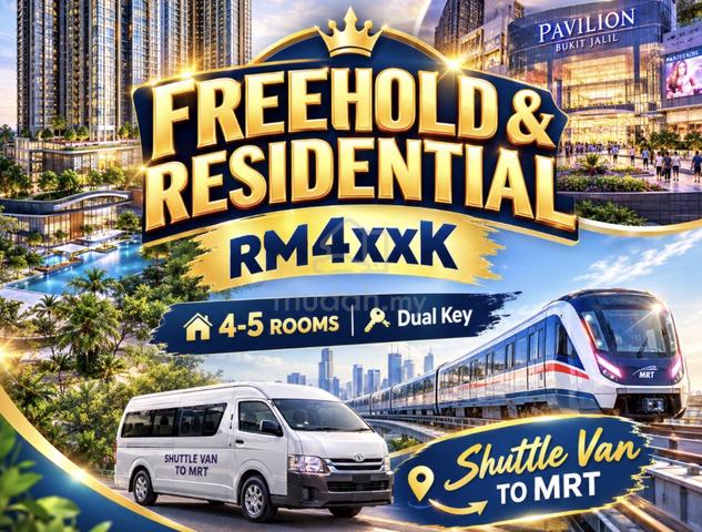 7 Mins to Pavilion 2 Bukit Jalil, FREEHOLD & Super Low Density 400 Units 1