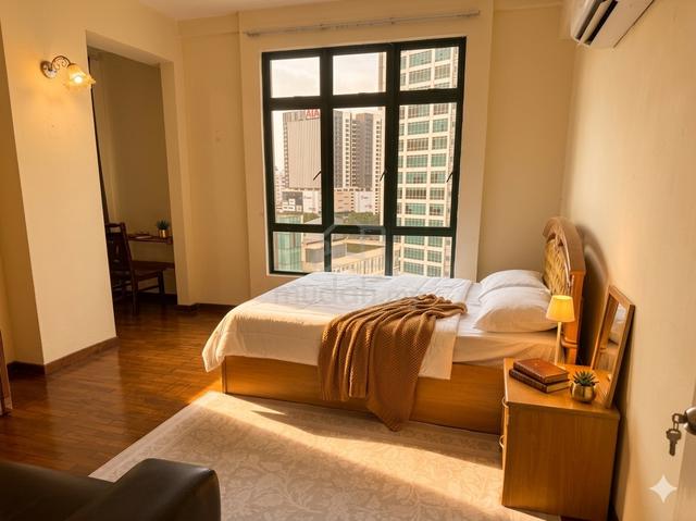 ROOM RENT single FEMALE furnished  CONDO WIFI petaling jaya (ID:2) 1