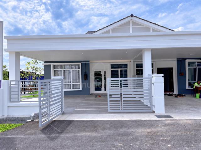 24x70sqft Full Loan 4 Bedroom Single Storey House Kesang Utem Jasin 1