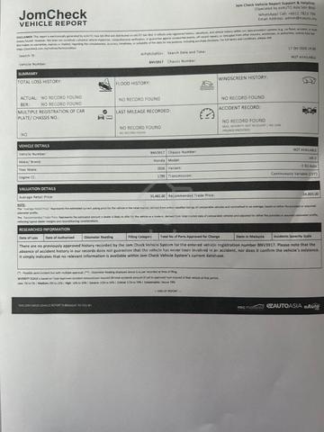 2016 Honda HR-V 1.8 E ENHANCED(A)NO PROCES FEE OTR - 2
