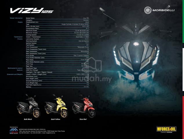 MBP VIZY 125 Morbidelli Scooter Skuter Baru OFFER - photo 7 of 22