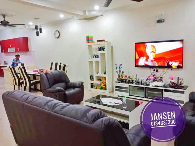Double Storey Renovated Terrace Superlink TAMAN JAWI RIA at Jawi 1
