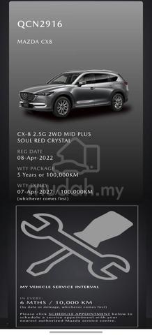 2022 Mazda CX-8 2.5 MID PLUS 7SEAT F.S.R CX8 - 2