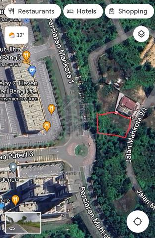 FREEHOLD STRATEGIC LOCATION 9600ft Bungalow Land Bukit Mahkota Bangi 1
