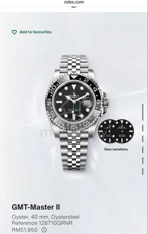 Rolex GMT-Master II 126710GRNR “Bruce Wayne” NEW - photo 2 of 2