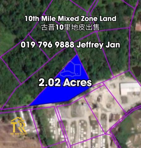 Kuching 10th Mile Padawan Mixed Zone Land 2.02 Acres 1