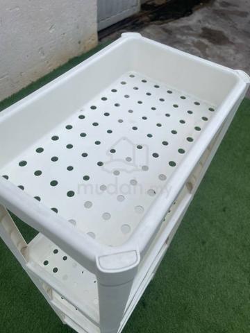 YF18W Rak Plastik 4 Tier Slim Plastic Rack Shelf - photo 3 of 6