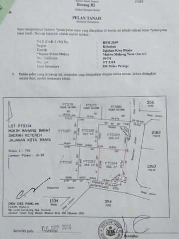 Tanah 5,988 KPS Status Bangunan | Berdekatan Politeknik Kok Lanas 1