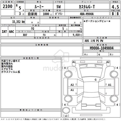 GR Toyota ROOMY 1.0 CUSTOM G-T Now 101k FREE 8YWty - 2