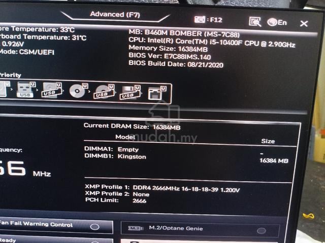 Combo Mobo B460M + CPU i5 10400f + cooler - photo 5 of 6