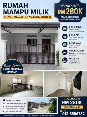FOR SALE | RUMAH MAMPU MILIK @ Kulim Selasih 1