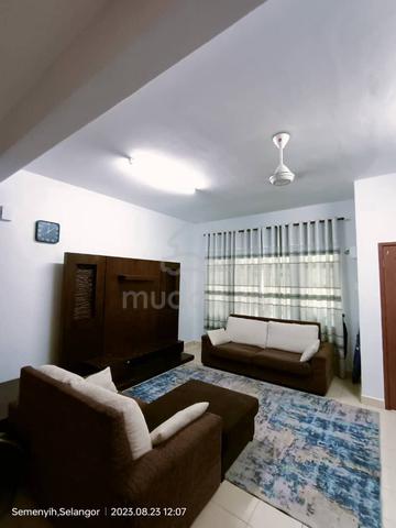 Kitchen extend . Double storey taman pelangi semenyih kajang for sale 4