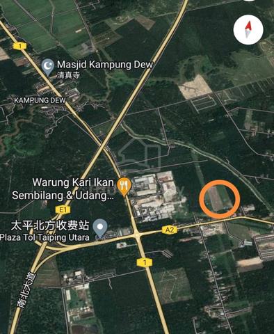 Main road, Jalan Kamunting Lama flat land for sales 1