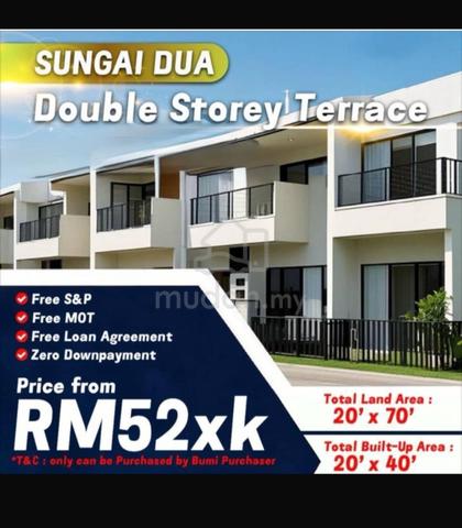New Project Landed Terrace Double storey Sungai Dua for sale 5
