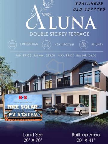 Jitra BANDAR DARULAMAN Teres 2 tingkat ( ALUNA ) - NEW PROJECT 1