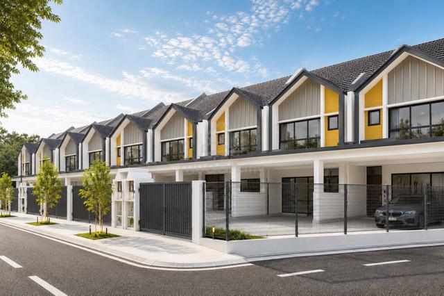 20x75 Double Storey terrace, freehold, Near Sri andalas, gated guarded 1