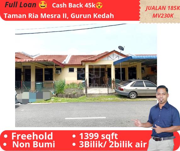 Full Loan 🤩 Cash Back 45k Taman Ria mesra gurun Kedah 1