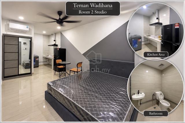 Jb Town area Fully Furnished Room Rent Big Room Studio Type Room Rent 1