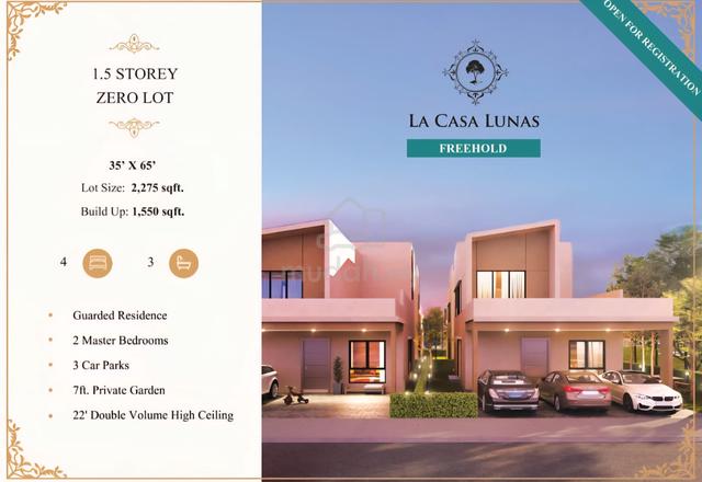 La Casa Lunas Phase 4 | 1.5 Storey Zero Lot | Gated & Guarded 2275SQFT 1
