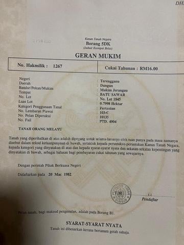 Tanah Strategik Untuk Dijual 1