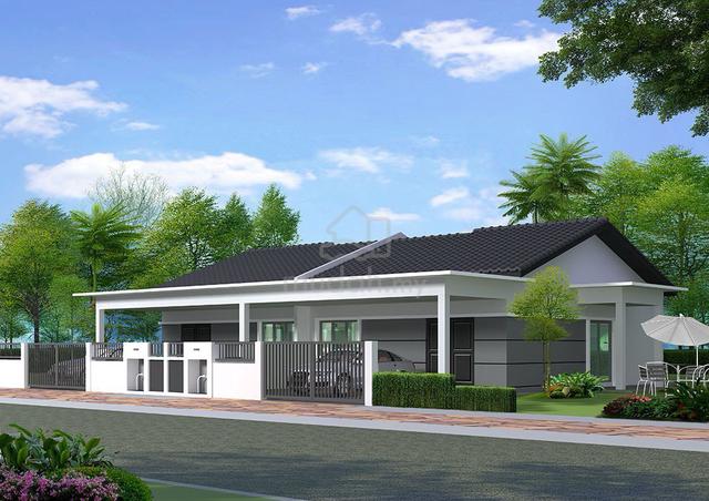New PROJEK SEMI D HOUSE & TERES 1-TINGKAT DI PULAU INDAH  39’x75’Kps 1